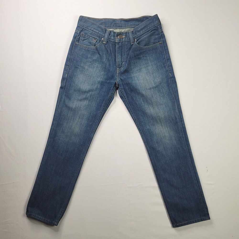 Levi's 511 Men's Slim Fit Jeans Blue Denim 100% Cotton Pants Size 30x30